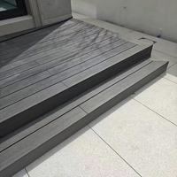Planche de terrasse composite co-extrudée pour extérieur, design WPC pour terrasse et jardin