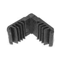 Accessoires de porte et de fenêtre en verre isolant durable et personnalisé, design moderne, barre d'espacement en aluminium, coin en alliage de zinc, plastique facile