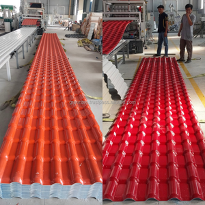 Tuiles en PVC synthétique, résistantes au vent, anti-UV, durables, matériaux de maçonnerie de haute qualité, nouvelles tuiles espagnoles, 4 couches, tuiles de toiture en résine plastique - Product Image 3