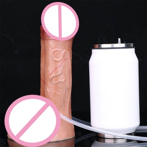 FAAK Squirting <b>Realistic</b> <b>Dildo</b> Silicone Penis Inflatable Anal Plug Lifelike Ejaculating Dick Adult Sex Toys for Women Men - Product Image 5