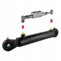 45 #   Vérin hydraulique en acier pour pieds de support de caravane, vérin de stabilisation pour camping-car