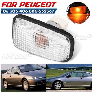 ไฟเลี้ยวข้างรถยนต์ 12V 1/2 ชิ้น สำหรับ Peugeot 106 306 406 806 632567 อะไหล่รถยนต์ ไฟเลี้ยว - Product Image 1