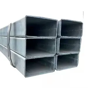 Tubo y tubo SHS RHS Acero Zinc Galvanizado en caliente Cuadrado Rectangular Sección hueca ERW Tubo de acero galvanizado cuadrado Precio