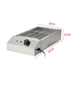 Stainless Steel Indoor <b>Smokeless</b> <b>BBQ</b> Grill Machine Semi-Automatic Kebab Oven for Household Use - Product Image 4