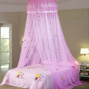 Moustiquaire pliante en dôme de haute qualité pour dormir Double bord en dentelle caractéristique magnétique princesse roi maille pour une utilisation en plein air dans la chambre - Product Image 2