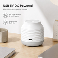 Diffuseur d'arômes sans eau à motif vague blanc-gris 21 ml, diffuseur de parfum chauffant USB-C pour bureau, maison, hôtel, vente en gros