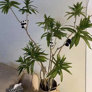 Planta Artificial de Lirio de Estilo Nórdico Grande para Espacios Interiores, Simulación de Hierba y Árbol en Maceta de Plástico para Decoración de Sala de Estar - Product Image 3