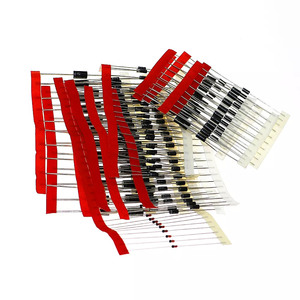 Kit d'assortiment de Diode schutky, 200 pièces, interrupteurs rapide, 1N4001, 1N4004, 1N5408, <span class=keywords><strong>UF4007</strong></span>, FR207, 1N5817, 1N5819, 1N5822, 1N4148, RL207 - Product Image 1