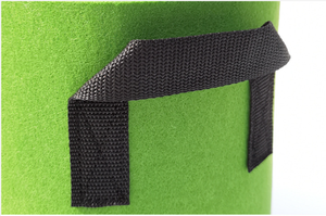 Yitran Sac de culture en tissu non tissé rond de <span class=keywords><strong>7</strong></span> gallons, fourni directement par l'usine, durable et réutilisable, pot en tissu, couleur noir/gris/marron - Product Image 3