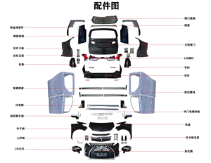 2022 para Lexus <span class=keywords><strong>LM300H</strong></span> Kit de puerta de apariencia con parachoques actualización nueva condición para <span class=keywords><strong>Toyota</strong></span> Alpha 2008-2014 - Product Image 2