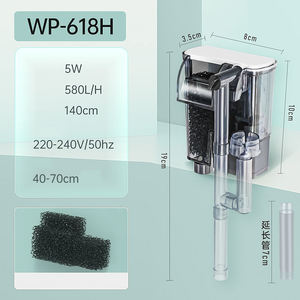 도매 가격 폭포 외부 수족관 공기 펌프 벽걸이 형 필터 수족관 필터 펌프에 매달려 - Product Image 4