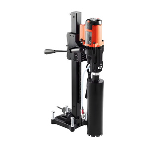 Máquina perforadora de núcleos de diamante, perforadora de núcleos de hormigón húmedo de 10 pulgadas con ruedas de soporte, velocidad de 750 RPM, rosca M22 y manija de elevación - Product Image 1