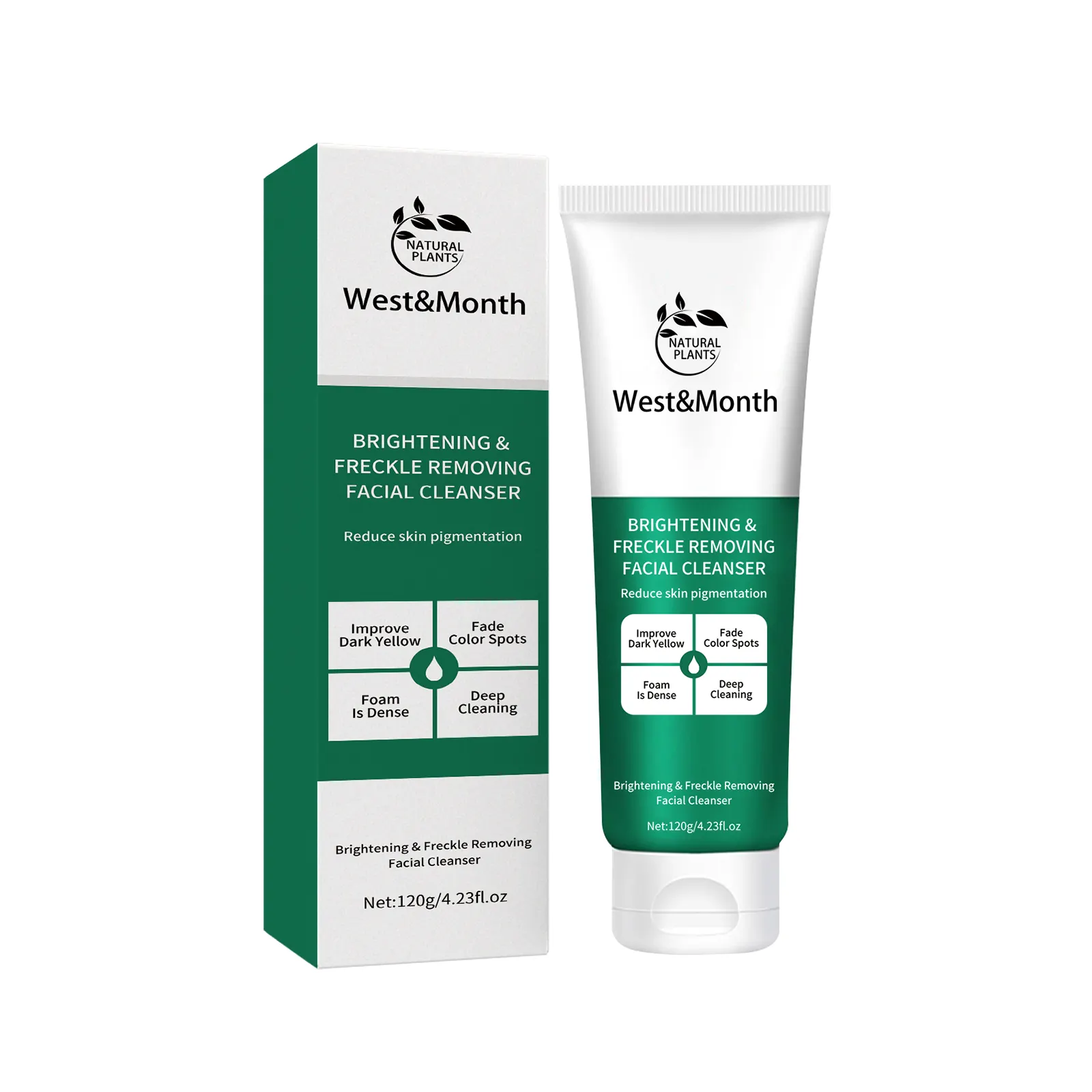 West & Month Mousse Nettoyante Visage Gel Nettoyant Visage Naturel Gel Nettoyant Visage Éclat