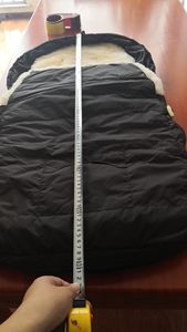 <span class=keywords><strong>Sacco</strong></span> Nanna Invernale Premium in Pelliccia di Pecora per Passeggino 90x70x40cm, Sacca per Neonati Tinta in Capo - Product Image 4