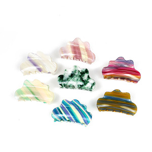 إكسسوارات شعر على الطراز الكوري العتيق من مزيج الألوان من YIYI Clips تصميم الشارع ، مقاطع سماوية زرقاء سوداء وردية مخصصة - Product Image 1