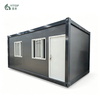 Maison conteneur modulaire préfabriquée sur mesure 1, 2 ou 3 chambres, prix de gros, importation de maisons préfabriquées de Chine