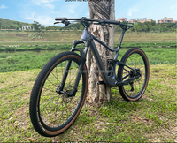 VTT BXT MTB-XC-097 29er en carbone, suspension intégrale, freins à disque, VTT de descente, VTT de montagne en carbone à prix réduit