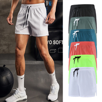 Shorts de jogging décontractés pour hommes avec poches zippées, séchage rapide, vêtements de sport, shorts de course