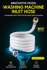 Mangueras para <span class=keywords><strong>Lavadora</strong></span> de PVC, Conector de Llenado para <span class=keywords><strong>Lavadora</strong></span>, Entrada de Agua Automática para <span class=keywords><strong>Lavadora</strong></span>, Manguera de Entrada de Agua de 1 a 10 <span class=keywords><strong>Metros</strong></span> - Product Image 4