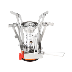 Mini <span class=keywords><strong>estufa</strong></span> de gas portátil plegable de acero metálico y hierro <span class=keywords><strong>estufa</strong></span> de campamento de butano Manual para acampar Picnics viajes - Product Image 3