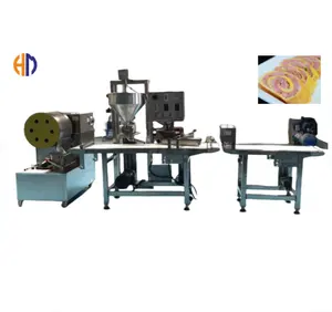 Factory direct supply high quality 220V/380V customized full automatic meat egg roll maker making machine