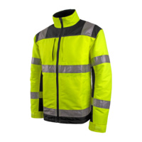 Vêtement de travail durable, veste d'hiver haute visibilité pour les équipes de maintenance