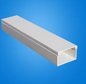 CE Good insulation fire-proof 16x16 25x16 pvc cable trunking