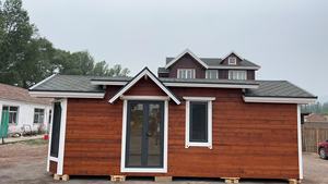 Villa Prefabricada de Madera Estilo Maldivas Modernas, Cabaña Modular de <span class=keywords><strong>Playa</strong></span> con Ventanas Grandes para Resort y <span class=keywords><strong>Alquiler</strong></span> Vacacional - Product Image 4