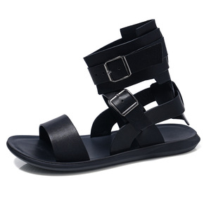 Sandalias Planas con Punta Abierta, Color Sólido, Forro de PU, Antideslizantes, Diseño con Hebilla, Zapatos de Mujer, Moda, Tendencia, Uso en Exteriores - Product Image 5
