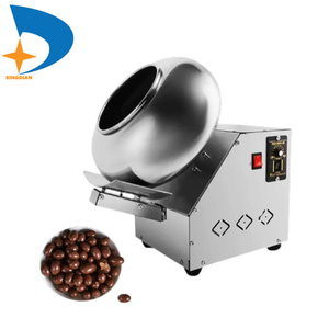Machine à rouler et à enrober les mini-boules de chocolat aux cacahuètes, machine à faire des gaufrettes enrobées de chocolat, machine à enrober et à arrondir les boules de chocolat truffé - Product Image 1