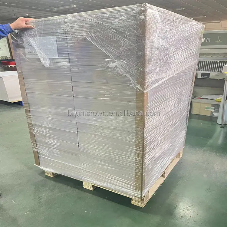 Kostenlose Probe Offsetdruck Hochglanz mattes Papier Ningbo Fold FBB/Elfenbein platte 250g 300g beschichtete einseitige C1s für die Herstellung von Postkarten