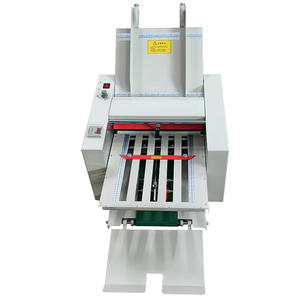 8B/2 standart yüksek hızlı otomatik kitapçık ve belge kağıt katlama makinesi 220V 80 m/dak üretim kapasitesi - Product Image 2