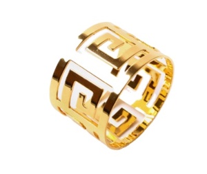 <span class=keywords><strong>Portatovaglioli</strong></span> Natalizio, Anello <span class=keywords><strong>Portatovaglioli</strong></span> per Matrimoni in Lega di Ferro Placcato Acciaio Inossidabile, Anello <span class=keywords><strong>Portatovaglioli</strong></span> per Hotel - Product Image 2
