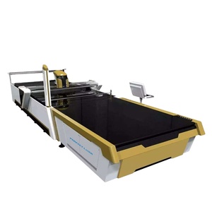 Coupe-tissu CNC/Machine de découpe de tissu automatique Couteau droit Ordinateur de coupe alternatif, Table de ramassage et Dow - Product Image 1
