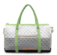 Sac de voyage matelassé grand format Androsexual Rainbow, sac de week-end portable avec poches zippées, sac de sport pour le travail