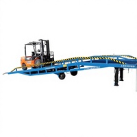 Rampe de quai mobile hydraulique en acier inoxydable Lemax LDR10 8 tonnes 10 tonnes, capacité de 2300 kg pour opérations de conteneurs de moyenne charge