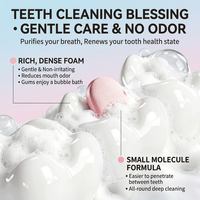 Comprimés de dentifrice à croquer aux acides aminés, comprimés solides portables pour le nettoyage buccal en voyage, en déplacement professionnel ou à usage quotidien, comprimés de bain de bouche