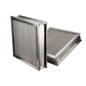 ตู้กรองอากาศอุตสาหกรรม FFU H14 สำหรับห้องแพทย์ ระบบปรับอากาศ HVAC พร้อมไส้กรองทำความสะอาด - Product Image 1