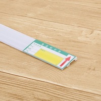 Étiquettes de prix numériques en PVC transparent pour les étagères des supermarchés