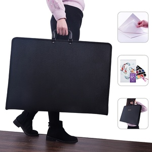 Large A2 45X 62 cm <strong>Hard</strong> Cover Art Portfolio Presentation Ring Binder and Painting Storage Bag PP Waterproof <strong>Filing</strong> Products - Product Image 1