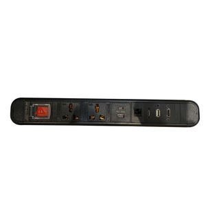 <span class=keywords><strong>Multiprise</strong></span> de bureau multifonctionnelle avec prises universelles et port USB-C PD pour le bureau et la maison - Product Image 2