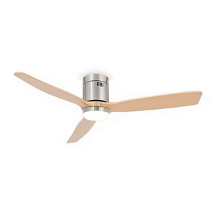 Ventilatore da Soffitto con Luce in Legno 132 Cm Design Moderno per Uso Interno - Product Image 2