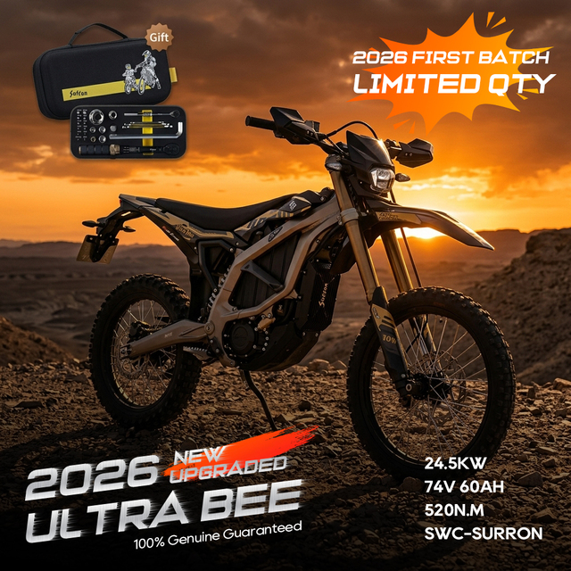 2026 New 24.5kW Surron Electric Motorcycle Surron Ultra Bee Sur Ron Electric Dirt Bike 24500W