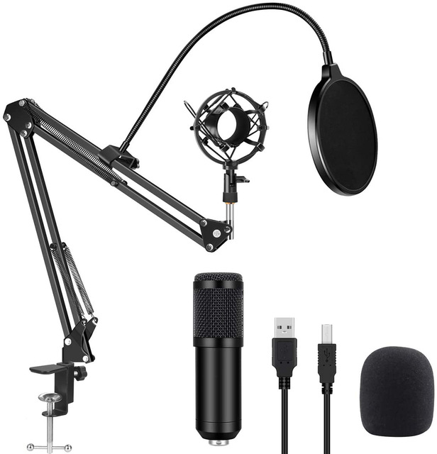 CPYP BM-800 Professional Condenser Microphone Studio Recording Microfono Condensador for Singing Broadcasting