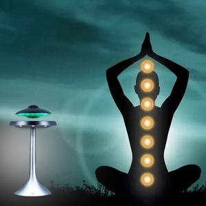 Nouveaux cadeaux créatifs mode futur sans fil intérieur étanche lumière rvb UFO conception BT haut-parleur flottant à lévitation magnétique - Product Image 4