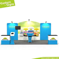 Stand d'exposition portable personnalisé 10 x 20 pieds, écran pop-up, bannière pour stand de salon professionnel, présentoir pour exposition