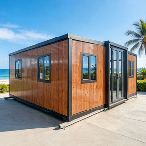 Contenedor Modular Expandible de 20 y 40 Pies con Piso de Tablero MGO de 15 mm, Casa Pequeña Aislada e Impermeable de 1, 2, 3, 4 o 5 Dormitorios y Cocina, Tipo Villa - Product Image 1