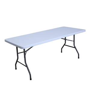 Table pliante d'extérieur carrée de 6 pieds, table de fête, table pliante en plastique, vente chaude - Product Image 2