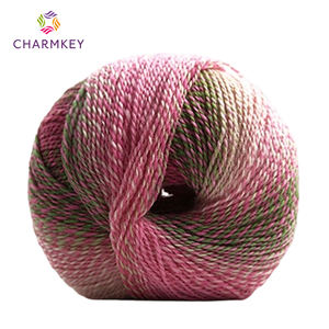 Fil à tricoter en <span class=keywords><strong>laine</strong></span> mélangée haute ténacité, effet arc-en-ciel, anti-boulochage, teint, pour châles au crochet - Product Image 4