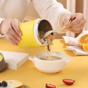 <b>Custom</b> Logo 304 Stainless Steel <b>Insulated</b> Lunch <b>Box</b> Breakfast Milk Student Office Soup Cup - Product Image 5